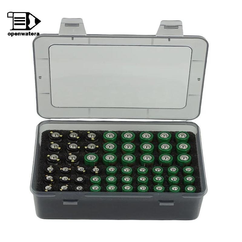 [GoodGirlm1] ที่เก็บแบตเตอรี่ - ใส่ถ่าน AA/AAA 54 ก้อน, กล่องลิ้นชัก Home & Garage QQQ