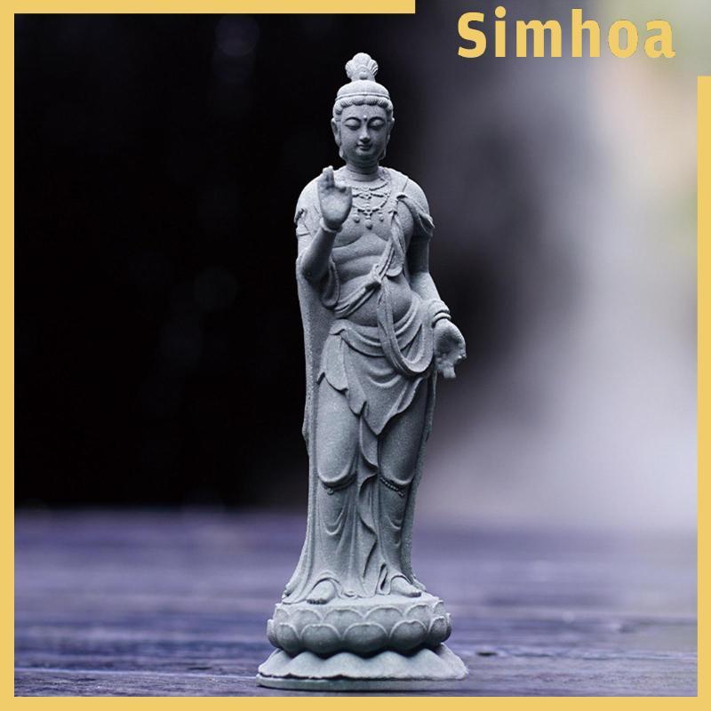 [SIMHOA] รูปปั้นเจ้าแม่กวนอิมเครื่องประดับหัตถกรรมตกแต่งตู้ปลาจีนแบบดั้งเดิม Kuanyin ตุ๊กตาสําหรับลา