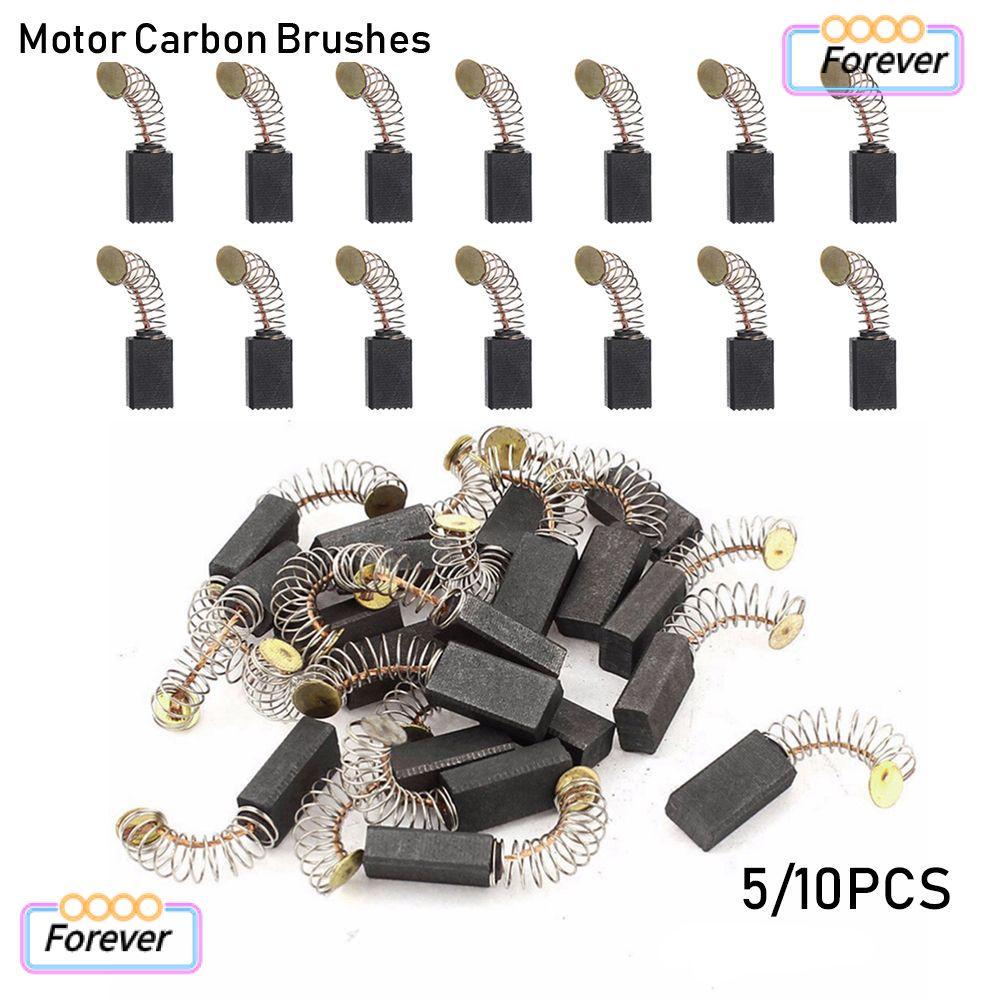 FOREVER 5/10 ชิ้นเครื่องบดไฟฟ้าเปลี่ยนเครื่องมือเครื่องมือโรตารี่ 5x8x15 มม.แปรงคาร์บอน Generic