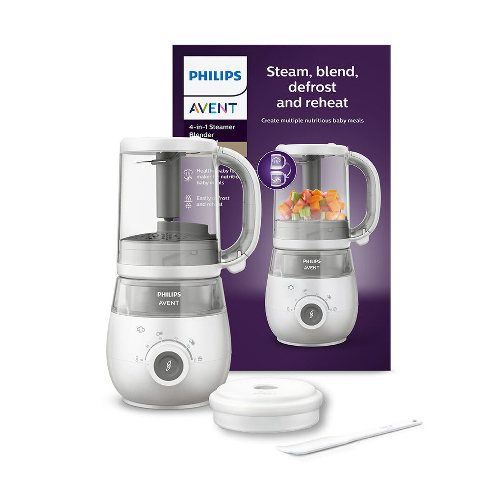 Philips Avent جهاز تحضير طعام الأطفال 4 في 1 (بخار وخلط وإذابة) — صورة 4