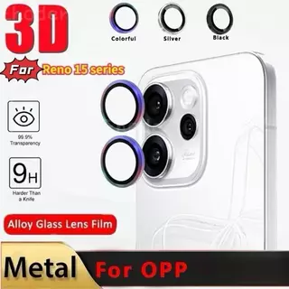 ฟิล์มเลนส์กล้องวงแหวน For OPPO Reno16/Reno16F/Reno16Pro/Reno15/15F/15Pro/15ProMax ฝาครอบกระจกกล้อง ป้องกันรอยเลนส์กล้อง