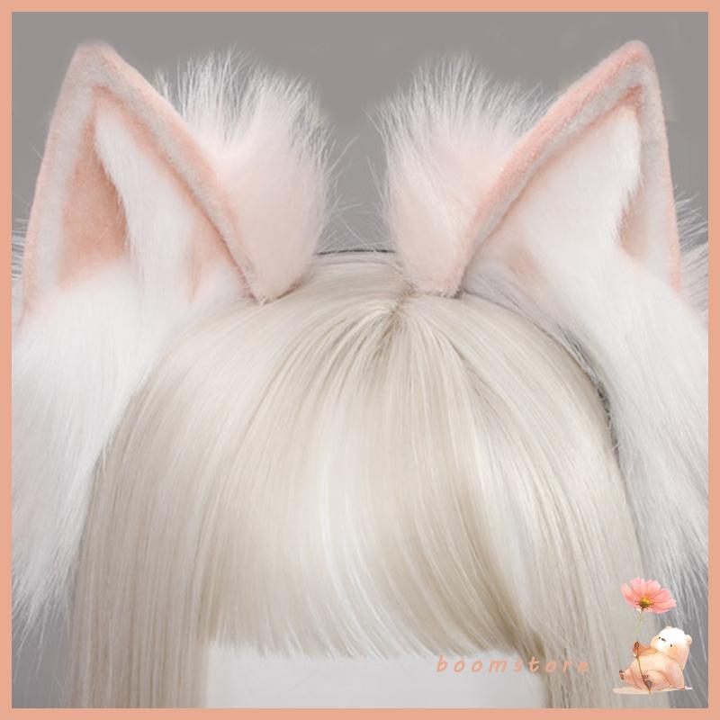 ที่คาดผมลายเสือดุจสัตว์ประพันธุ์แบบปลุshฮoop สำหรับคอสเพลย์และงานปาร์ตี้ฮาโลวีน