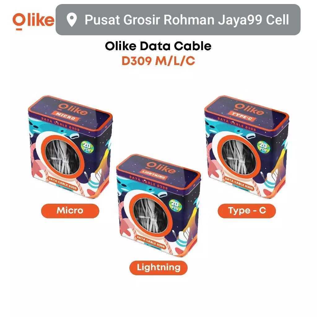 1 SEALED CAN CONTAINS 20 ชิ้น OlyIKE DATA CABLE D309M D309C D309L FAST CHARGING CABLE พร้อมการรับประ
