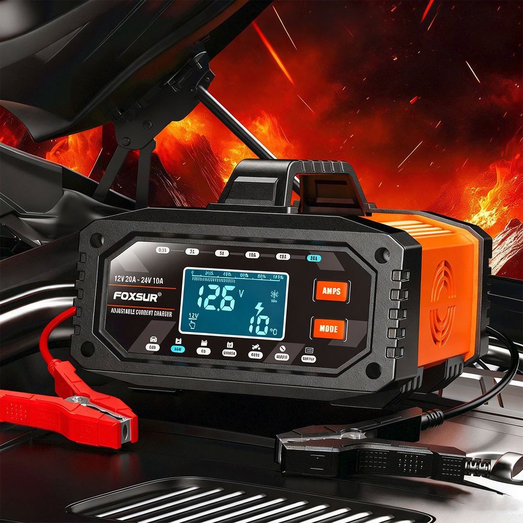 แบตเตอรี่ชาร์จ 12V/20A และ 24V/10A Lead-Acid แบตเตอรี่อัตโนมัติ Maintenance Trickle Charger สําหรับย