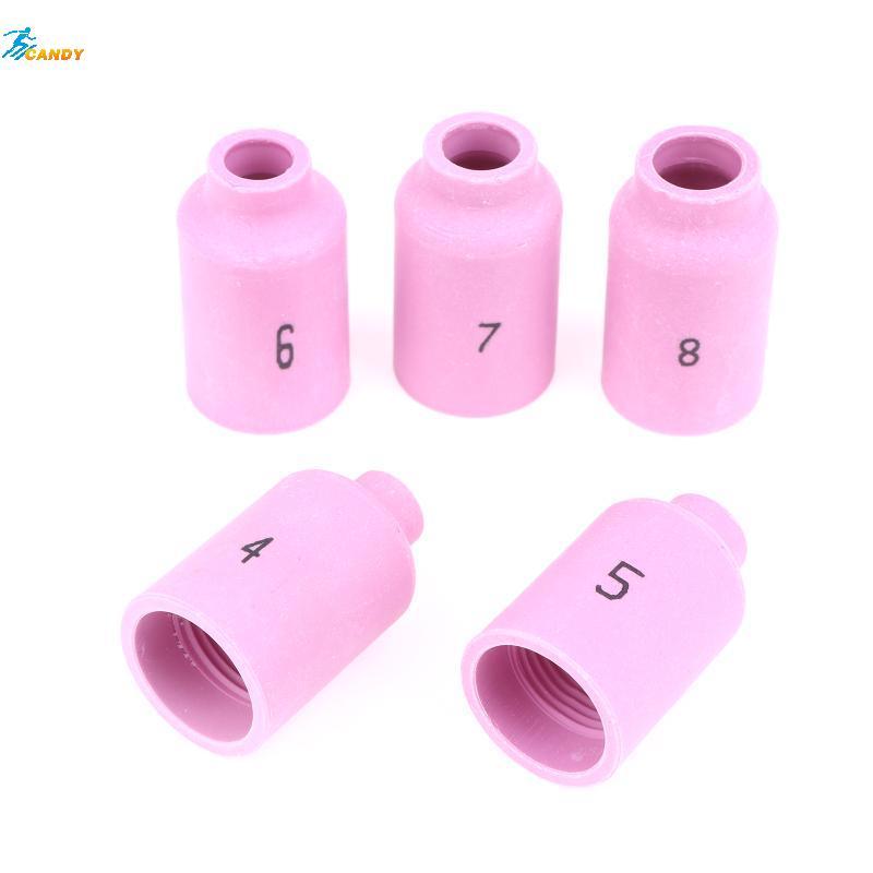 NDY 42 มม.54N14 54N15 54N16 54N17 54N18 Alumina เซรามิคหัวฉีดสําหรับ TIG WP17 18 26 ไฟฉายเชื่อมอุปกร