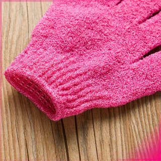 ถุงมืออาบน้ำ ถุงมือขัดผิวอาบน้ำ ขจัดเซลล์ผิวเก่า พร้อมส่ง Glove-style bath towel