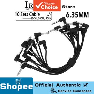 สายเอฟเฟกต์กีตาร์ IRIN 10 ชิ้น ยาว 15 ซม./30 ซม./50 ซม. สายเ…