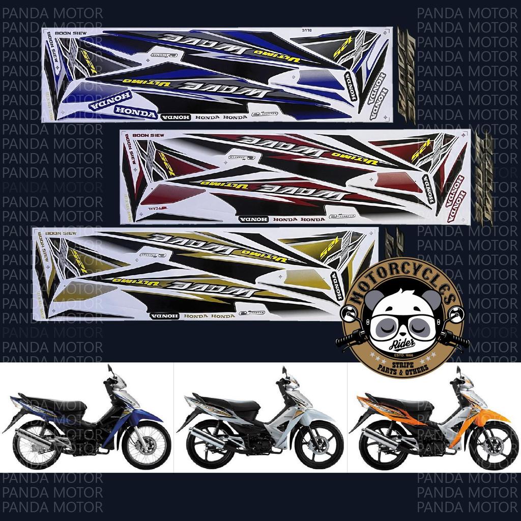 Honda wave 125x (2) w125x สติ๊กเกอร์มอเตอร์ stiker แถบสตอค wave125x รถจักรยานยนต์ยานยนต์