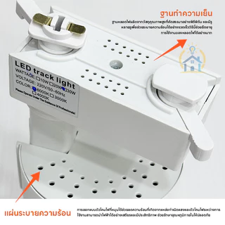 ไฟแทรคไลท์ LED Track Light COB 3สี 12W 20W 40W ไฟราง ประหยัดไฟ ติดตั้งง่าย ห้องนั่งเล่น ร้านค้า