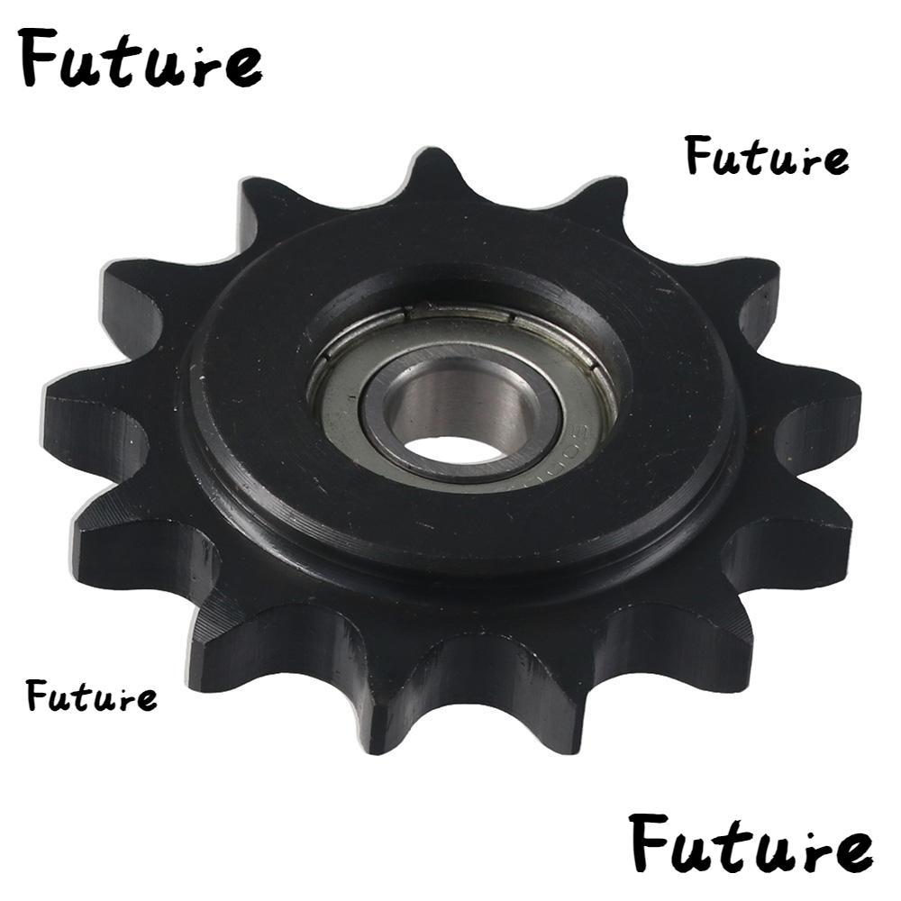 FUTURE นูน Idler Gear, 13 ฟัน 10 มม.Bore 1/2 "Pitch Chain Idler Sprocket, สีดําออกไซด์ C45 เหล็กคาร์