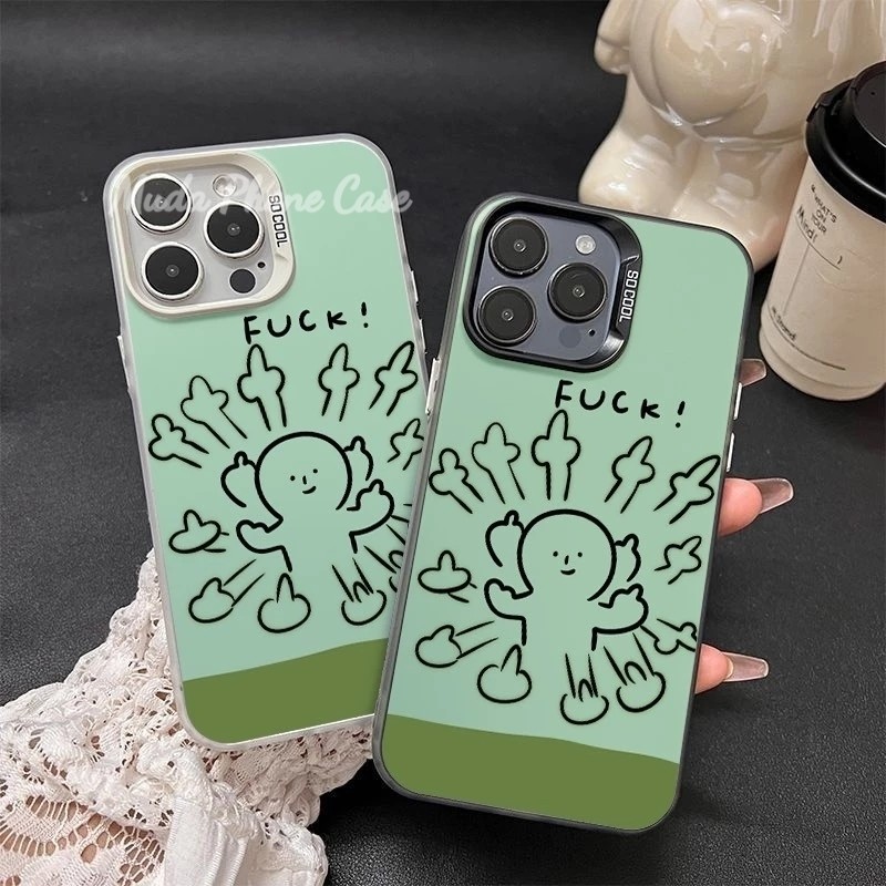 🖕🏽MUDA🖕🏽ส่งจากไทย เคสโทรศัพท์มือถือ เคสไอโฟน กันกระแทก สําหรับIPHONE 17 16 11 12 13 14 15PRO MAX 7Pl