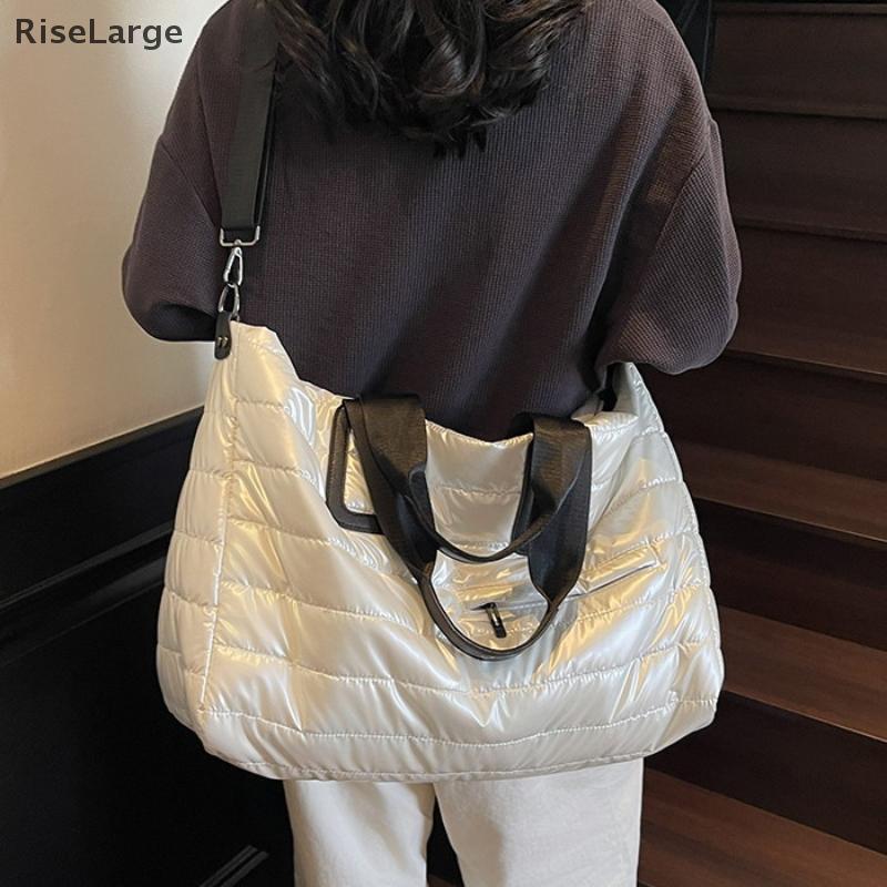 [RiseLarge] Fitness Bag Womens Rest Bag กระเป๋าออกกําลังกายแยกแห้งและเปียกกระเป๋าว่ายน้ํากันน้ําโยคะ