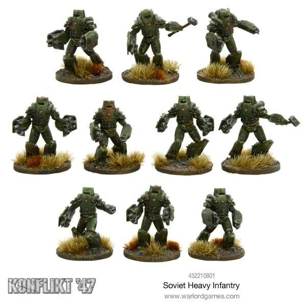 (Warlord) Konflikt 47 - Soviet Heavy Infantry Squad