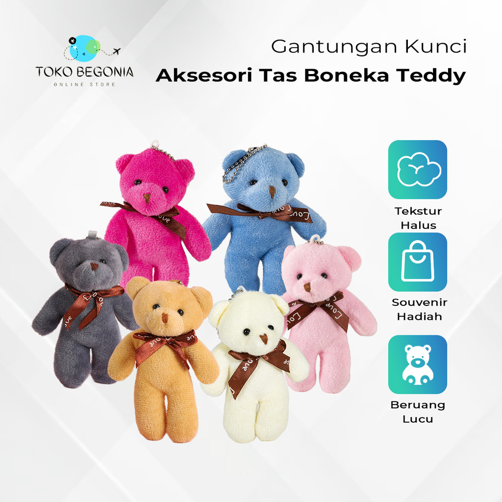 GANTUNGAN Luxury Teddy Bear Bag/Key Chain พวงกุญแจมีสไตล์และน่ารัก จี้ของขวัญรับปริญญา
