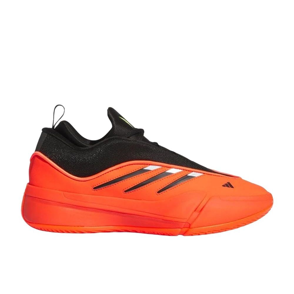adidas Dame 9 Low Solar RedCore BlackLucid Lemon Unused