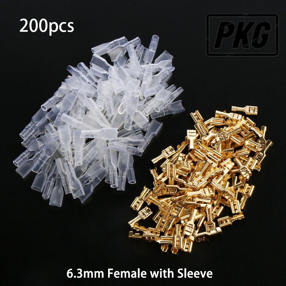 REPKG 200PCS Butt Connector Cable Female Spade ทนทานไฟฟ้า