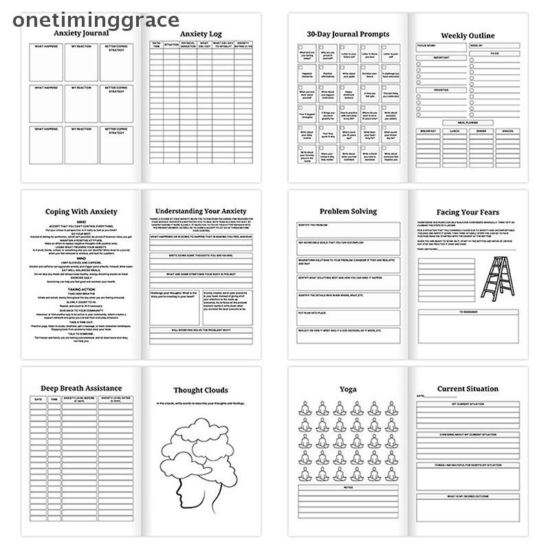 Onetiminggrace Bipolar & ความวิตกกังวล, Bipolar Disorder, BD Psychological Therapy, Journal Planners
