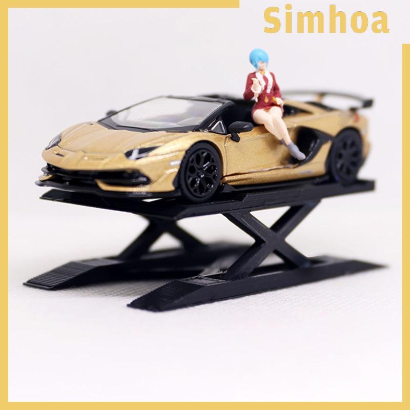 [SIMHOA] 1/64 Park Lot Scene Display Case Collection Show Case Desktop Decor