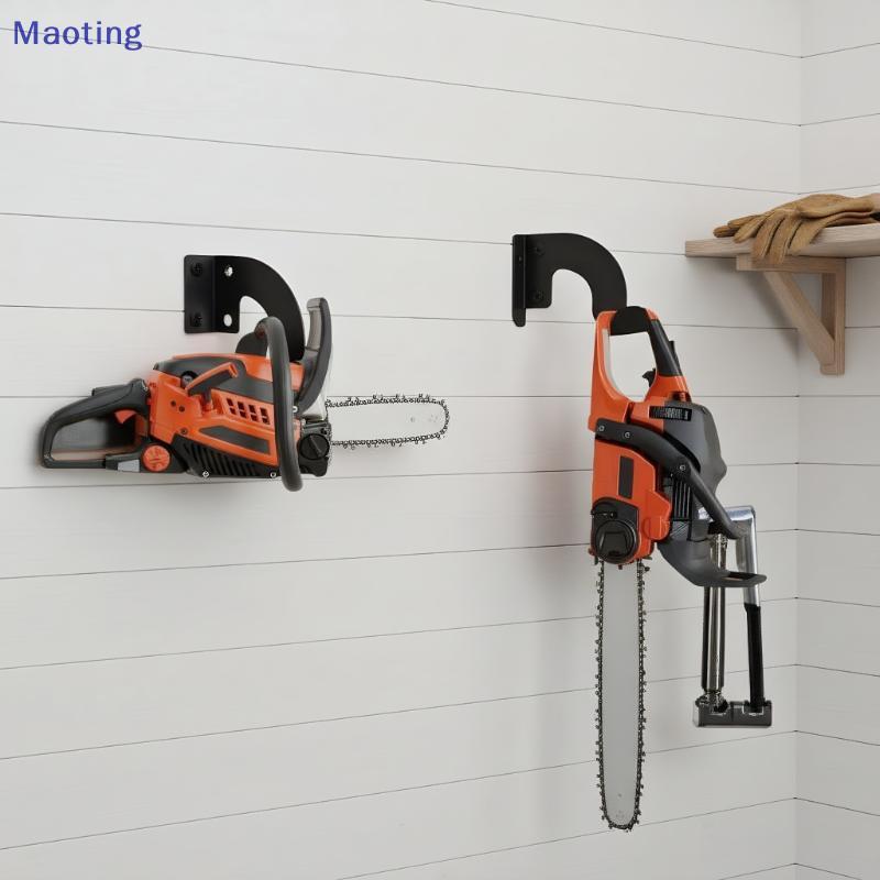 [maoytingHOT] Chainsaw Wall Mount Heavy Duty Chainsaw Hanger Wall Mount Organizer โลหะ Ra เครื่องมือ