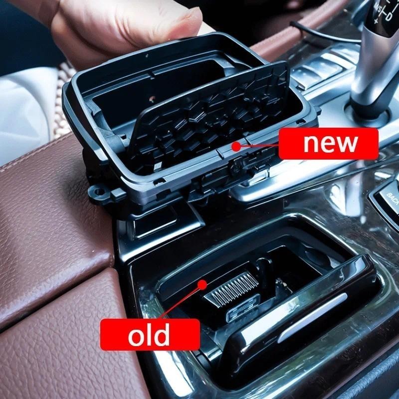 รถ Central Control Ashtray สําหรับ BMW 5 Series ที่เขี่ยบุหรี่ F10 F11 2010-2017 อุปกรณ์ตกแต่งภายในร