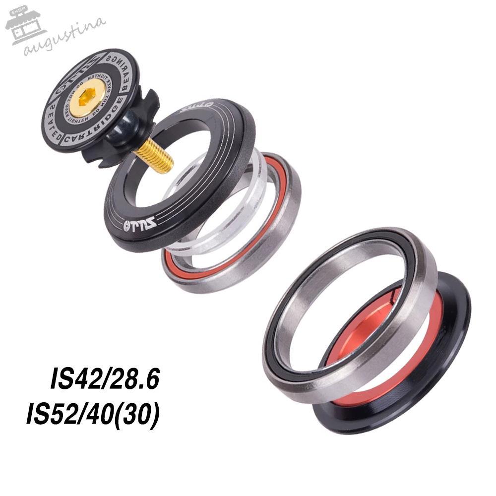 AUGUSTINA ชุดหูฟังจักรยาน 4252ST MTB Tapered Tube ส้อม 1 1/8 "-1 1/2 "IS42 IS52 พวงมาลัยคอลัมน์แบริ่