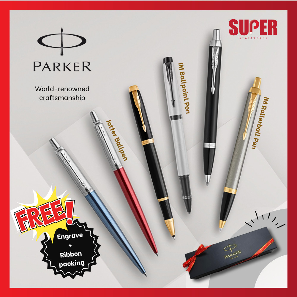 [Super Stationery] ปากกา Parker Parker IM Parker Jot Parker ปากกาลูกลื่น Rollerball Pen Luxury Offic