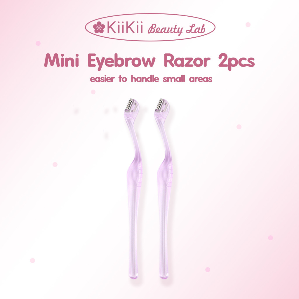 KiiKii Beauty Lab ที่กันคิ้ว กันคิ้ว มีดกันคิ้วเล็กพิเศษ 2 ชิ้น ใช้แต่งคิ้วได้แม่นยำ ขูดง่าย ปลอดภัย