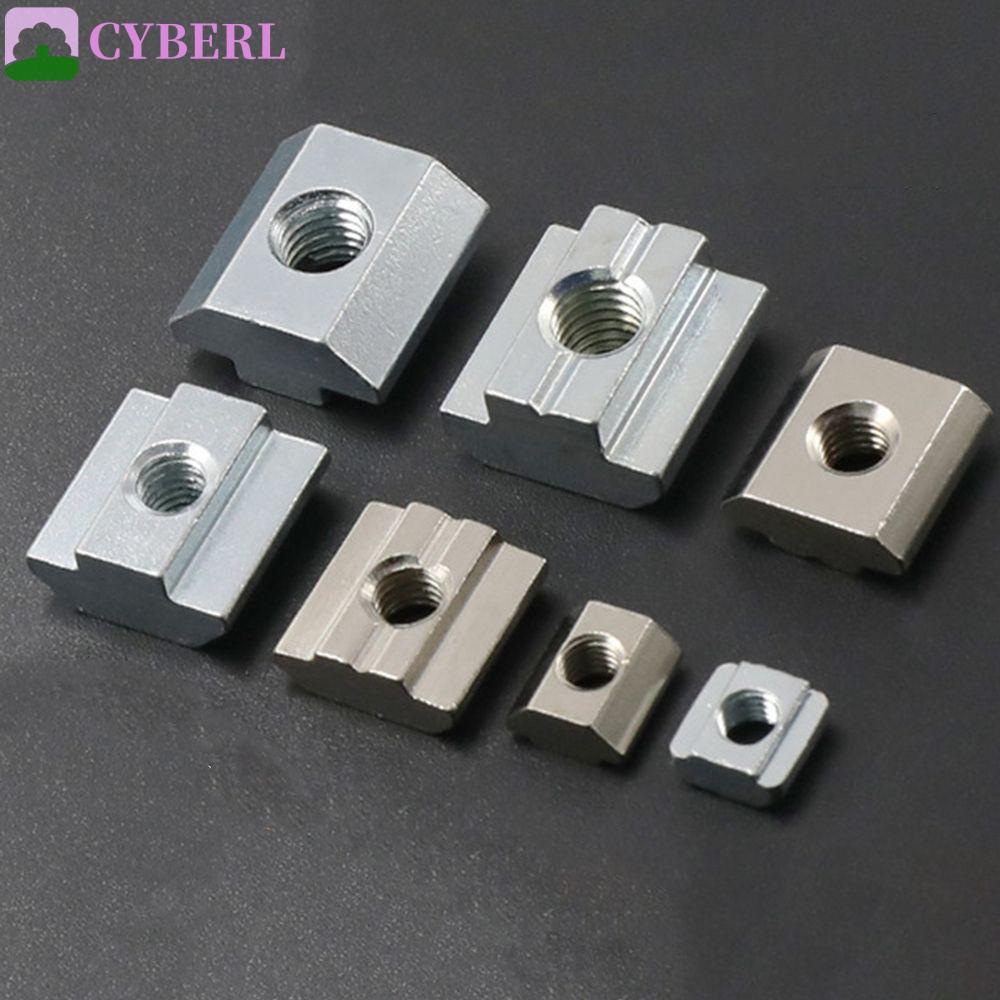 CYBERLINX Hammer Nut 2020 3030 4040 4545 อลูมิเนียมโปรไฟล์สแควร์ T-Track เลื่อน T Slot Nut