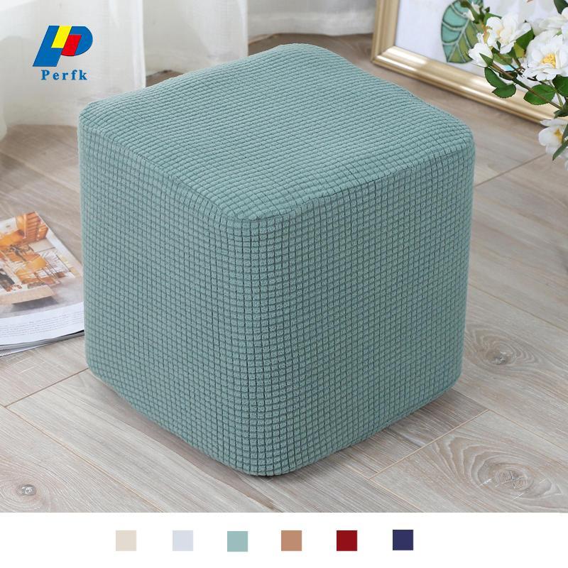 [yostkgr] Ottoman Covers Slipcover Square Ottoman Covers for Footrest Foot Stool, Fit 10