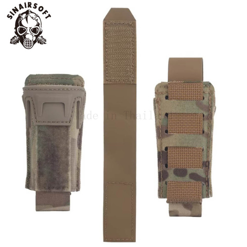 SINAIRSOFT กระเป๋าใส่กระสุน K-Type ขนาด 9 มม./45 ACP แบบแม่เหล็กยืดหยุ่น ถอดได้รวดเร็ว