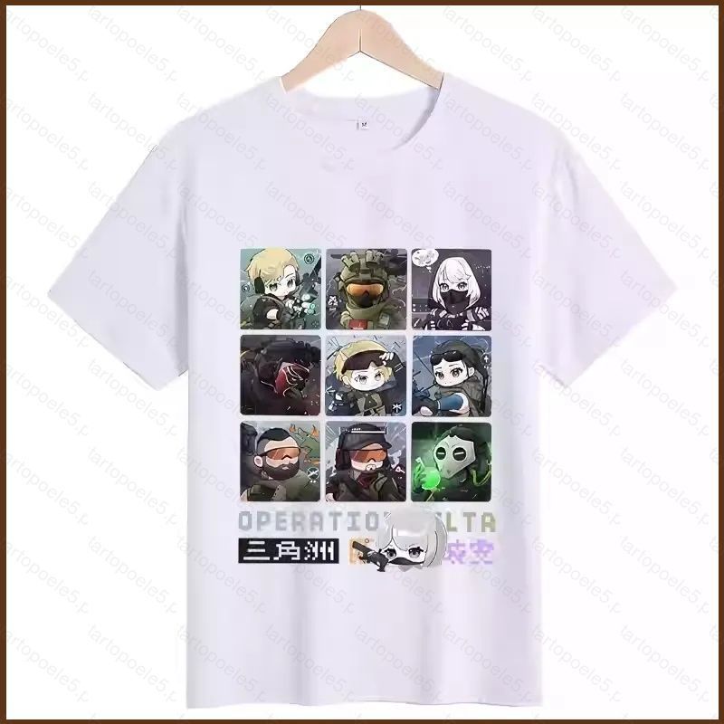 เสื้อยืดคอสเพลย์.ST5 Delta Force แบบอะนิเมะแขนสั้น สำหรับฤดูร้อน