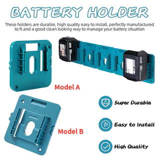 1-5PCS ผู้ถือแบตเตอรี่สําหรับ Makita /DAYI /Dewalt /OSUKA 18V Li-ion แบตเตอรี่ Mounts Dock (ไม่มีแบตเตอรี่)