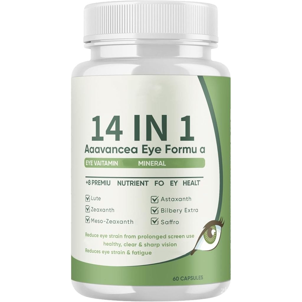 Ever-Vision-14-And-1 Advanced Eye with Lutein, Zeaxanthin, for Vision & Ocular Health, Vision & Focu