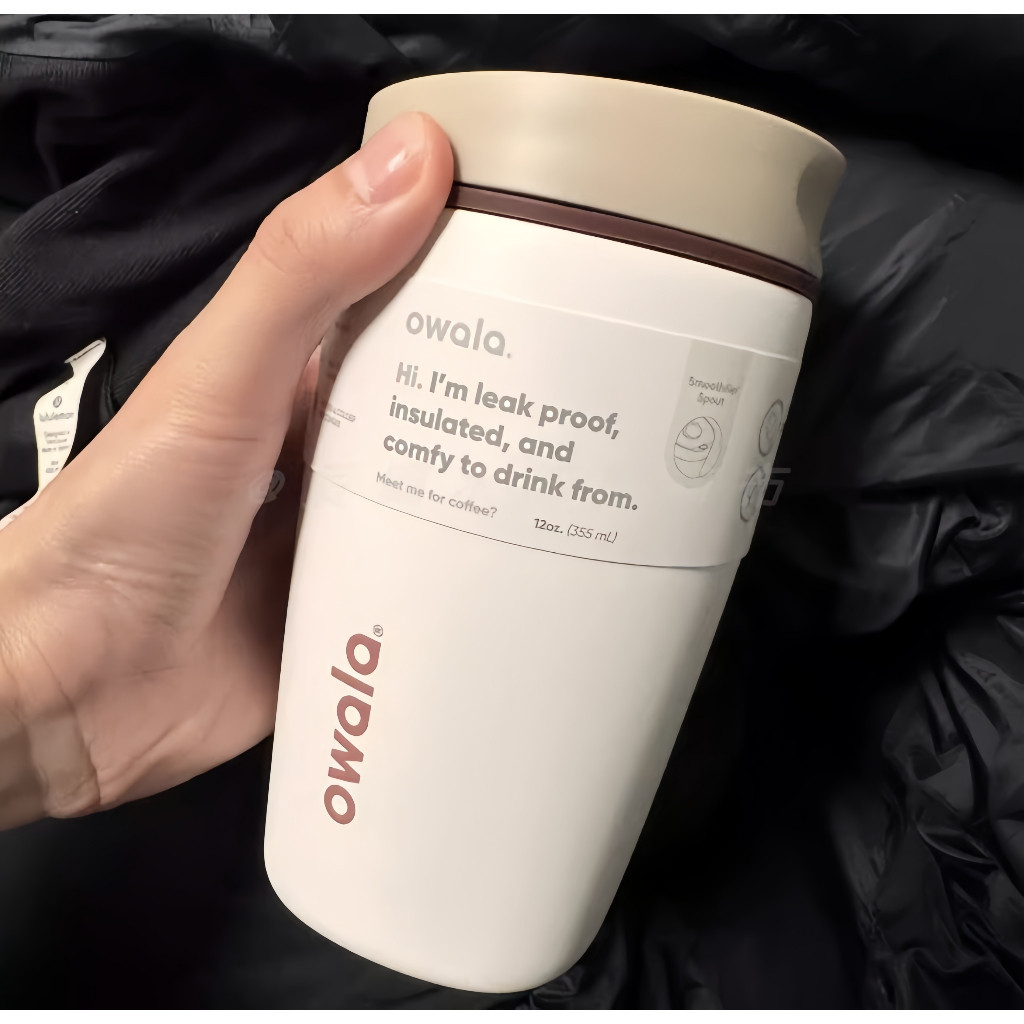 (ของแท้อเมริกา) Owala 12oz. — SmoothSip Sliders แท้ กระบอกน้ำ ขวดน้ำ Owala