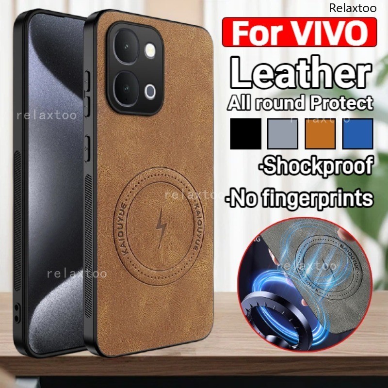 ปลอกสําหรับ VIVO Y05 Y31d Y11d VivoY05 s t Y05S Y05T VIVOY05S VIVOY11d VIVOY31d 4G 5G Matte หนังเนื้