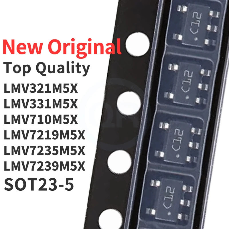 5pcs LMV321M5X LMV331M5X LMV710M5X LMV7219M5X LMV7235M5X LMV7239M5X /NOPB SOT23-5 A13 C12A C21A ชิปใ