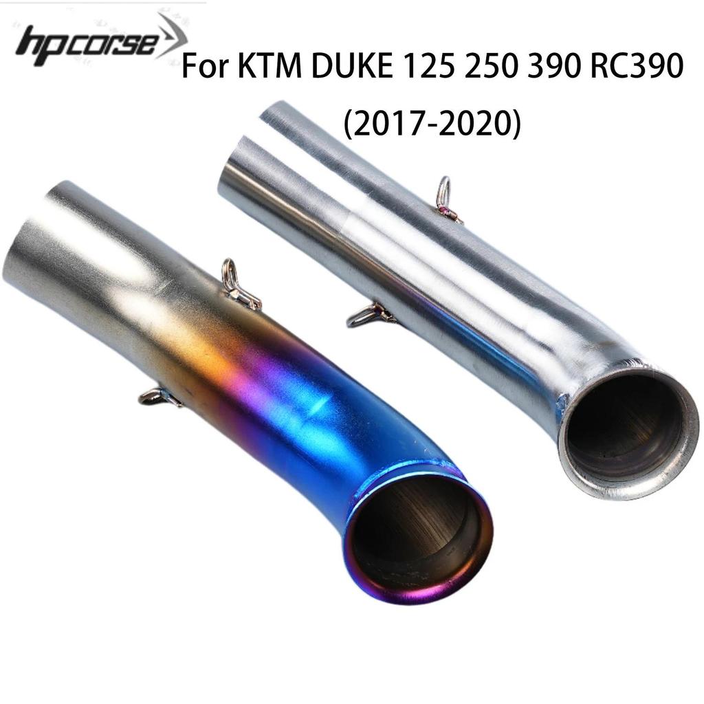 สำหรับ KTM390 DUKE390 DUKE 125 200 250 390 RC390 2017 - 2020 รถจักรยานยนต์ GP ระบบไอเสียหนีดัดแปลงท่