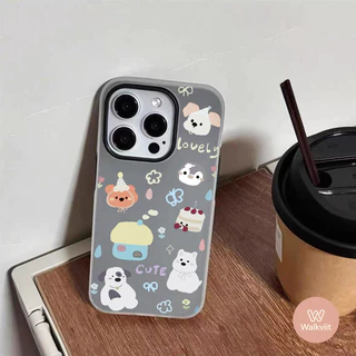 เคสอ่อนนุ่มลายน่ารักสัตว์การ์ตูน แบบ 2 in 1 ใหม่ OPPO Reno 5F 8T 15F 16F 5 11 10 12 13F 16 12F 5z 6 6z 13 14 14F 13F 15