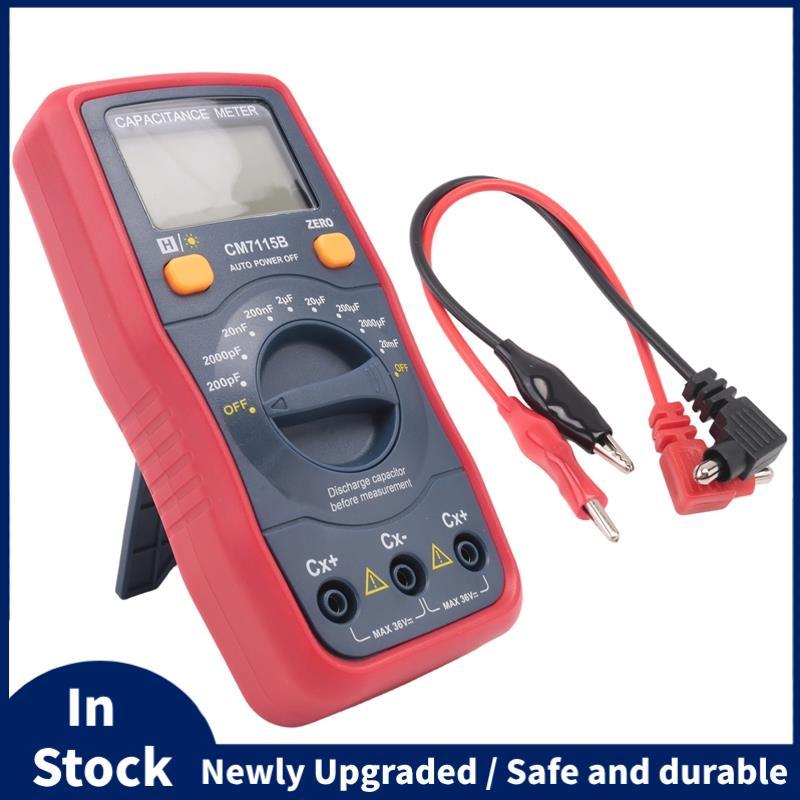 CM7115B เครื่องวัดความจุมัลติมิเตอร์แบบดิจิตอลเครื่องมือวัดจอแสดงผล LCD,CM-7115A อัพเกรด