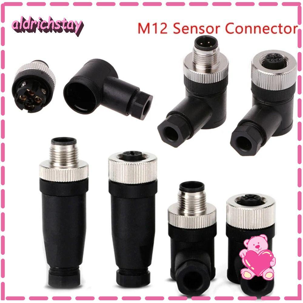 EXODUS M12 Sensor Connector, 4 5 8 Pin ชายหญิงซ็อกเก็ต M12 ปลั๊กการบิน, Connector PG7 M12 Sensor Cab