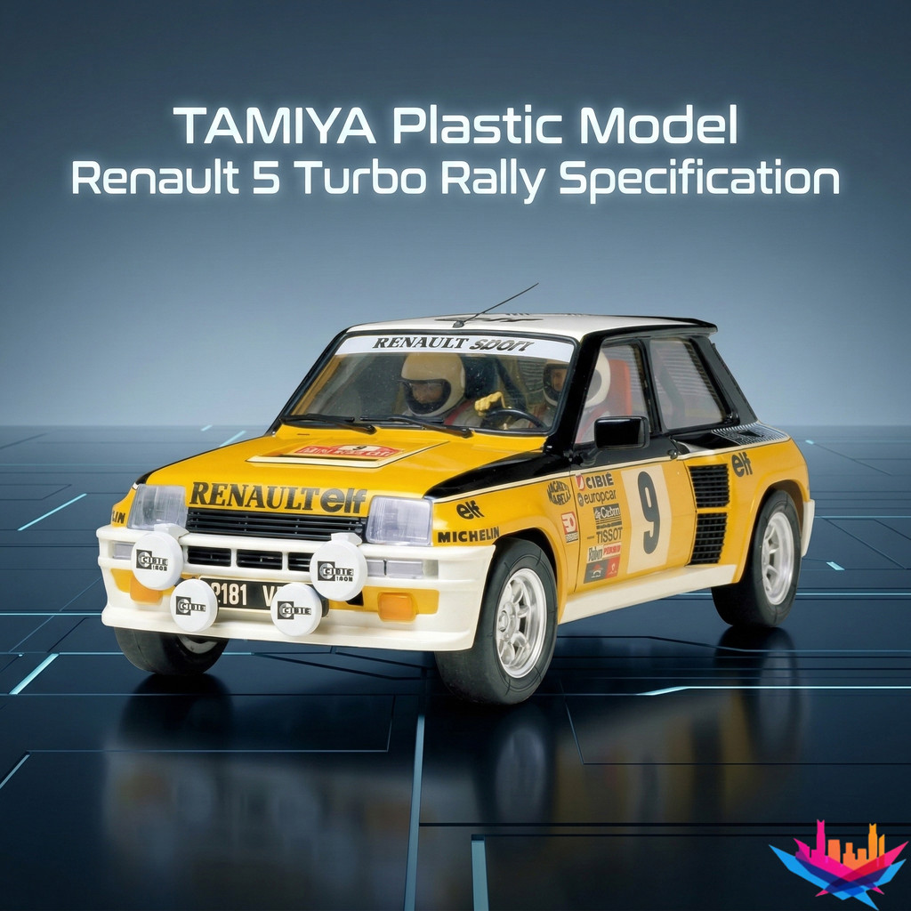 TAMIYA 1/24 Sports Car Series No.27 Renault 5 Turbo Rally Specification Plastic Model 24027 (Automobile)