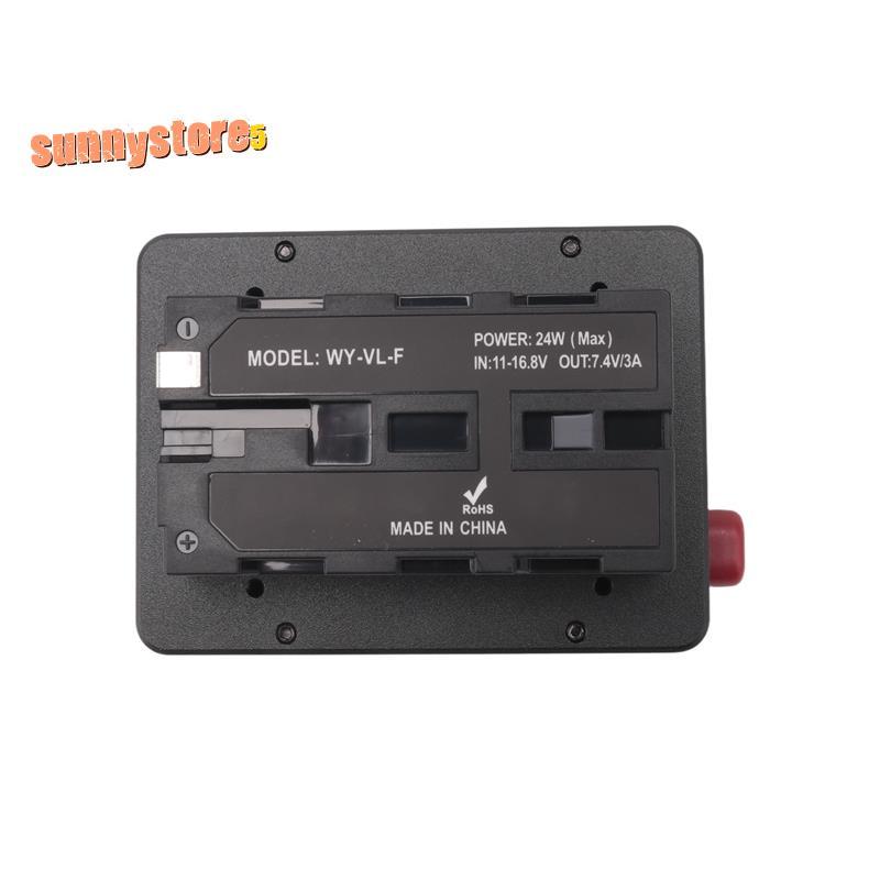V Mount V-Lock แบตเตอรี่ NP-F F550 F570 F750 F970 Dummy แบตเตอรี่แปลงแบตเตอรี่แผ่น D-Tap สําหรับ LED