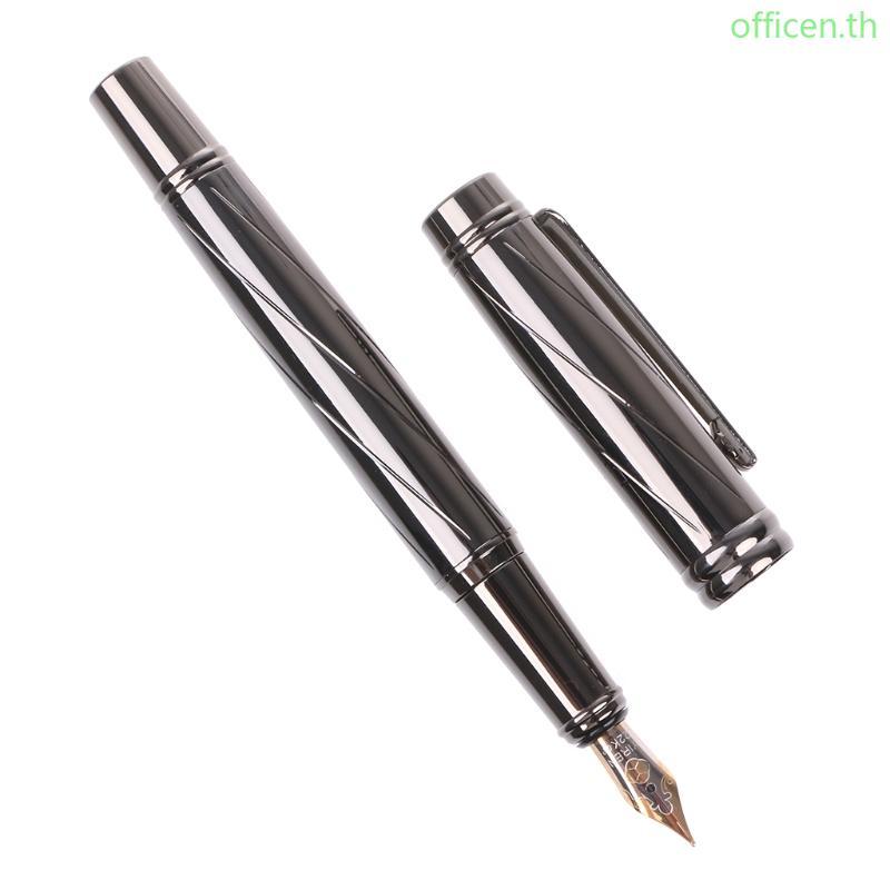 Cen Vintage Luxury Men s Metal Medium Nib 0 5mm Fountain Pen Writing Tool Supplies