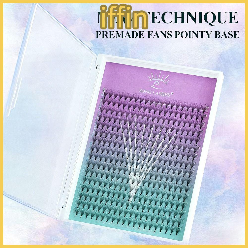 IFFIN ขนตาประดิษฐ์, Sharp Thin PBT วัสดุขนตาปลอม, เครื่องสําอางเสริม 8D Volume 6D Volume Pointy Base