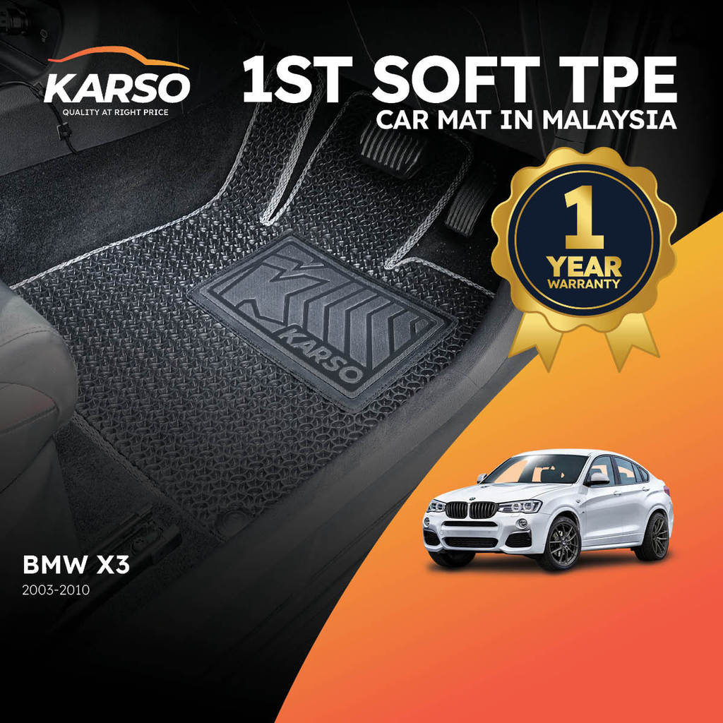 Karso Karpet Kereta พรมรถยนต์ BMW X3 (2003-2010)
