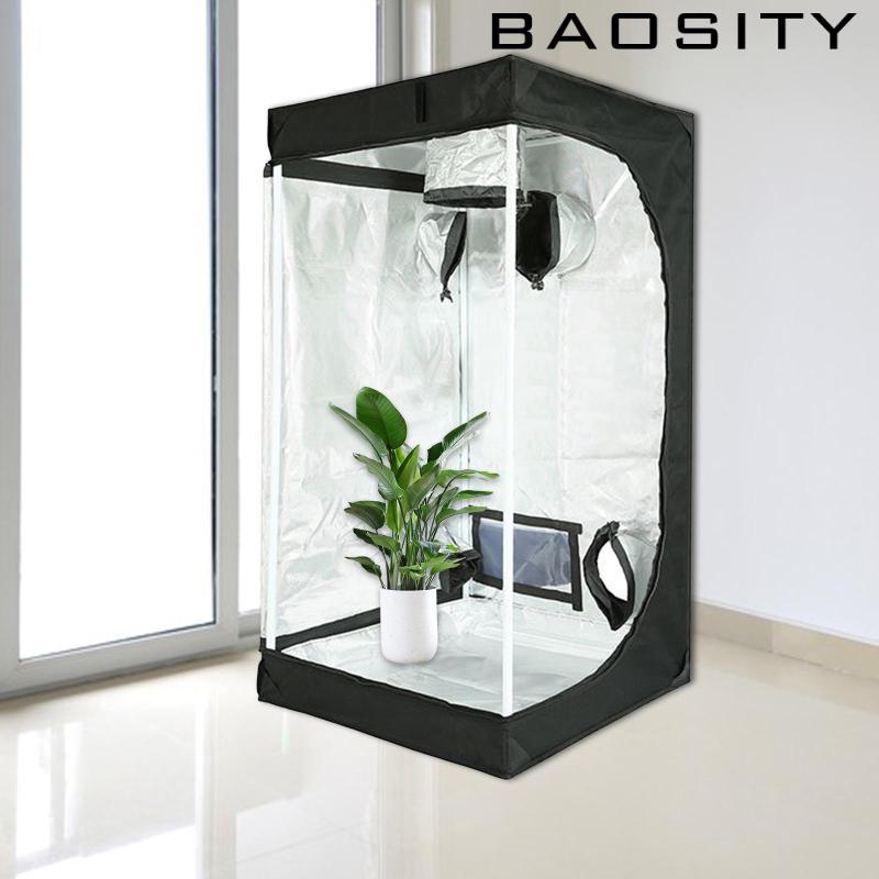 [Baosity] Grow Tent Garden Growing Dark Room 24"x24"x55" ง่ายต่อการประกอบอเนกประสงค์มืออาชีพสําหรับก