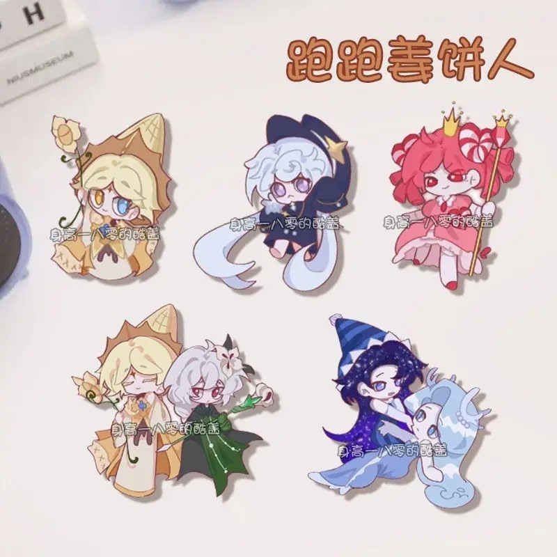 Cookie Run Kingdom Shadow Milk Pure Vanilla Mystic Flour Candy Apple อะนิเมะ lapel pin badge ของขวัญ