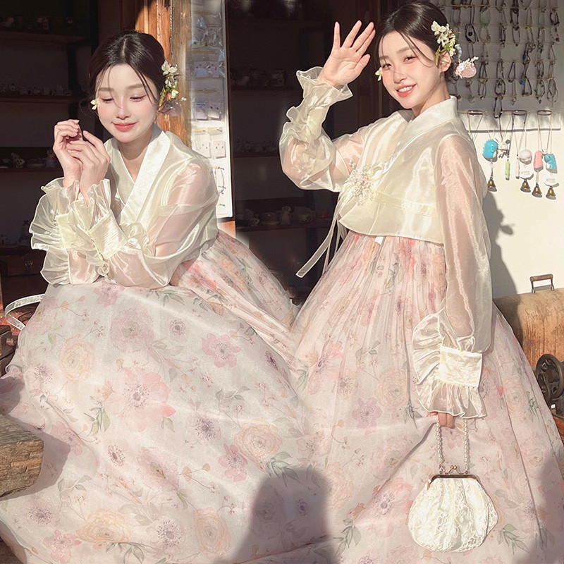 {WY} ชุดฮันบก Yanbian เครื่องแต่งกายเกาหลีหญิง High-End Yanji เจ้าหญิงเสื้อผ้า Photo Court Dress Super Fairy