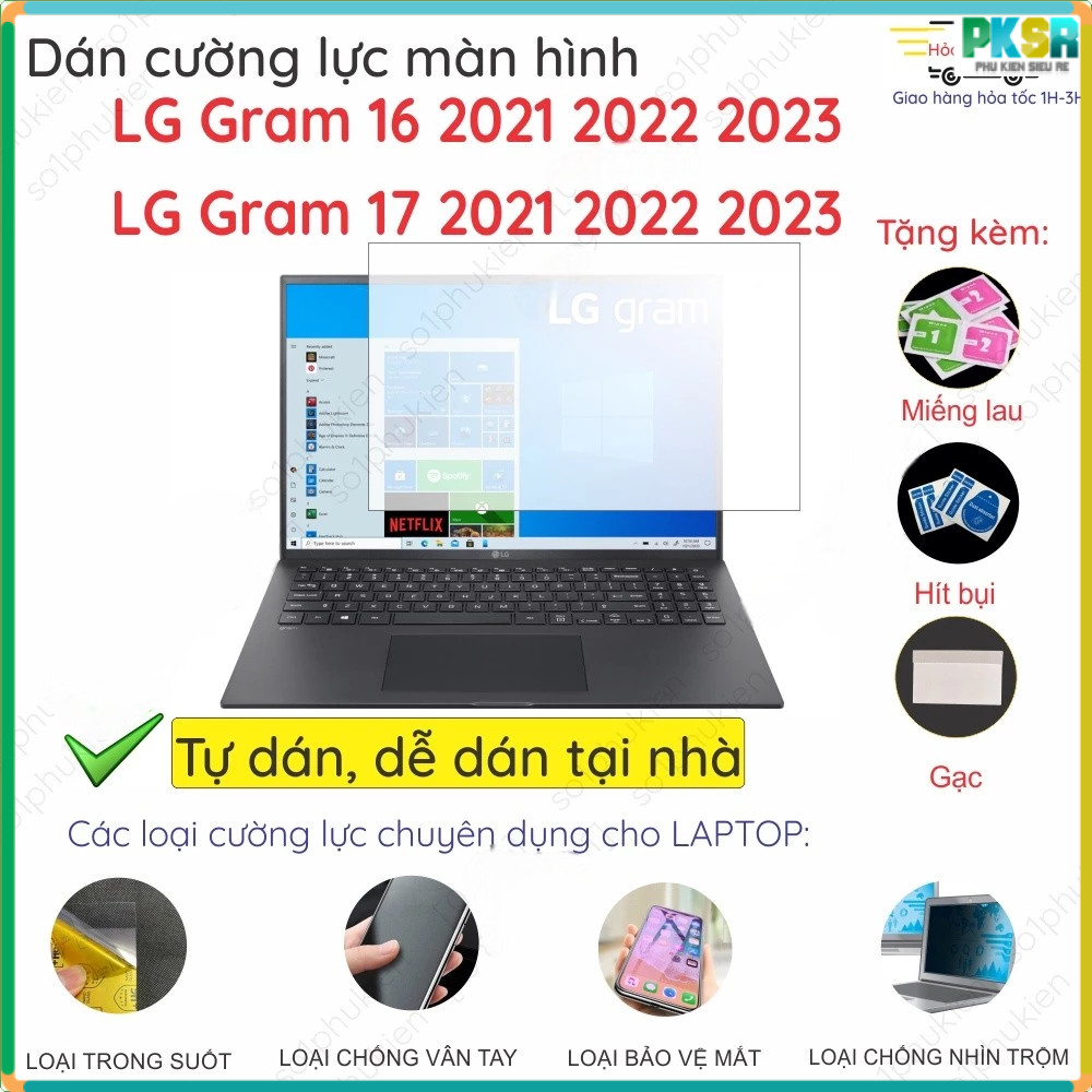 ฟิล์มกันรอยกระจกนิรภัยสําหรับ LG Gram 16 17 2021 2022 2023 2024/ Pro 17Z990 LG กรัม + มุมมอง 16MR70 