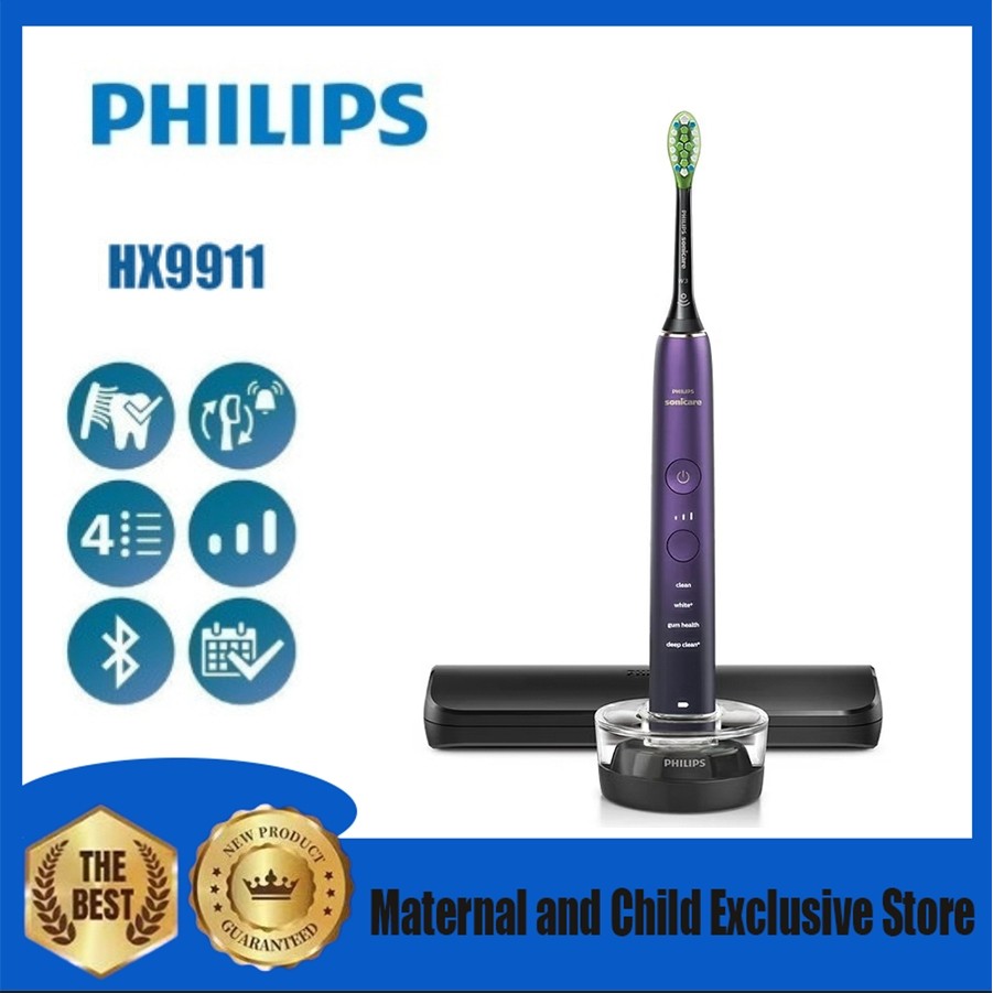Philips HX9911 popular electric toothbrush Diamond 9 Series travel convenient soft bristled adult so